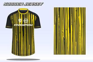 maquete de design de camiseta esportiva de camisa de futebol para clube de futebol 15 vetor