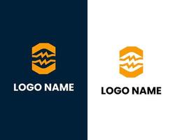 modelo de design de logotipo comercial letra w e m vetor