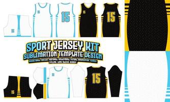 camisa esportiva roupas esportivas design padrão de sublimação 267 para futebol futebol e-esporte basquete vôlei badminton futsal camiseta vetor