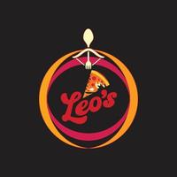 logotipo do restaurante e design de identidade de marca vetor