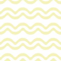 impressão de onda amarela e branca, padrão de vetor geométrico, fundo abstrato de repetição