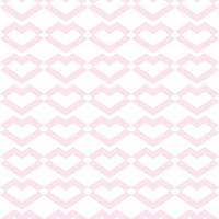 corações rosa e brancos, padrão geométrico vetorial, fundo abstrato de repetição vetor