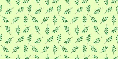 fundo vetorial com folhas verdes, padrão inspirado na natureza vetor