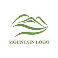 design de modelo de logotipo de ícone de montanha vetor