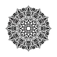 belo vetor desenhado à mão mandala de ornamento indiano no estilo de fundo.