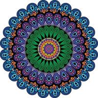 fundo de mandala desenhado à mão com padrão de arabesco estilo oriental islâmico árabe para cartões de convite vetor