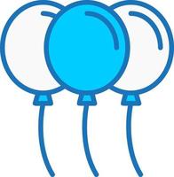 ícone de vetor de balões
