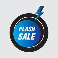 ilustração em vetor design de modelo de banner de venda flash