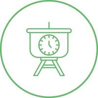ícone de vetor de apresentação de gerenciamento de tempo