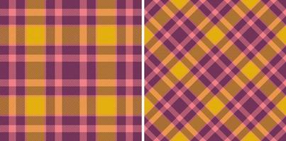 xadrez de textura de tecido. verifique o vetor têxtil. tartan de padrão de fundo sem emenda.