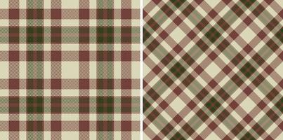 fundo vetorial xadrez. textura sem costura tartan. verificação de padrão de tecido têxtil. vetor