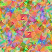padrão colorido digital com grade de triângulos bagunçados vetor