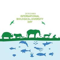 o dia internacional da diversidade biológica é comemorado todos os anos em 22 de maio vetor