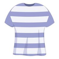 vetor de desenhos animados de ícone de camiseta de vestuário. esporte frontal