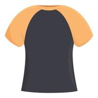 vetor de desenhos animados de ícone de camiseta casual. design esportivo