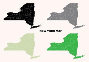 projeto plano do mapa de Nova York vetor