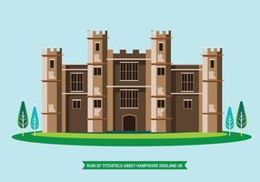 Ilustração de Titchfield Abbey Hampshire Inglaterra Reino Unido
