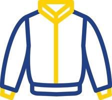 design de ícone de vetor de jaqueta do time do colégio