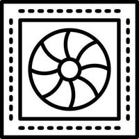 design de ícone de vetor de turbina francis