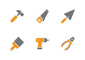 Conjunto de ícones de ferramentas