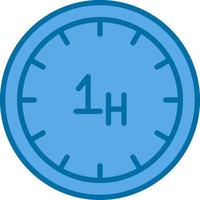 design de ícone de vetor de hora