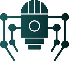 design de ícone de vetor de nano robô