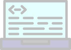 design de ícone vetorial de código de cabeçalho vetor