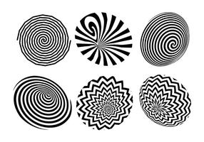 Conjunto de ícones de vetor de hipnose