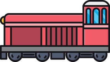 ilustração vetorial de transporte de trem em um icons.vector de qualidade background.premium para conceito e design gráfico. vetor