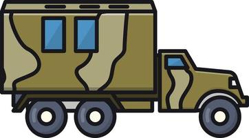 ilustração em vetor caminhão do exército em um icons.vector de qualidade background.premium para conceito e design gráfico.