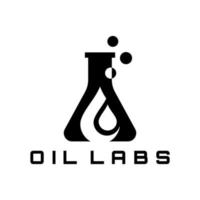 vetor de ícone de design de logotipo de laboratório