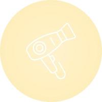 ícone de vetor de secador de cabelo