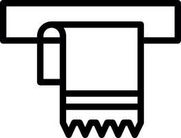 design de ícone de vetor de toalha