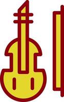 design de ícone de vetor de violino