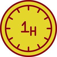 design de ícone de vetor de hora