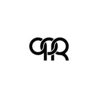 letras qor logotipo simples moderno limpo vetor