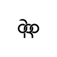 letras aro logotipo simples moderno limpo vetor