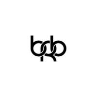 letras brb logotipo simples moderno limpo vetor