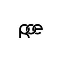 letras ovas logotipo simples moderno limpo vetor