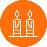 design de ícone de vetor de velas