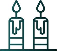 design de ícone de vetor de velas