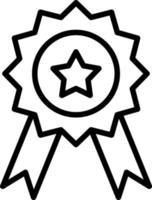 design de ícone de vetor de prêmio de medalha