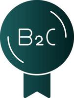 design de ícone de vetor b2c