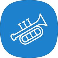 design de ícone de vetor de trompete