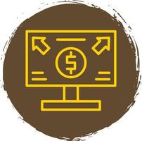 design de ícone de vetor de gastos orçamentários