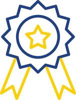design de ícone de vetor de prêmio de medalha