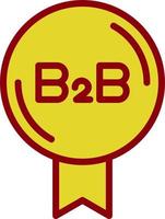 design de ícone de vetor b2b