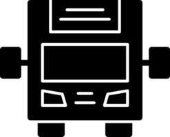 design de ícone de vetor de exibição de ônibus