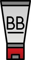design de ícone de vetor de creme bb