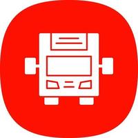 design de ícone de vetor de exibição de ônibus
